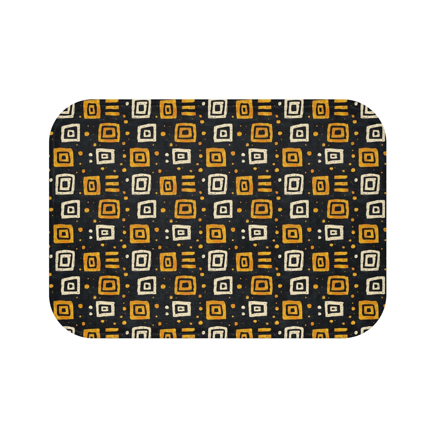 African Tribal Print Bath Mat