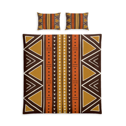 African Mudcloth Duvet Cover Set