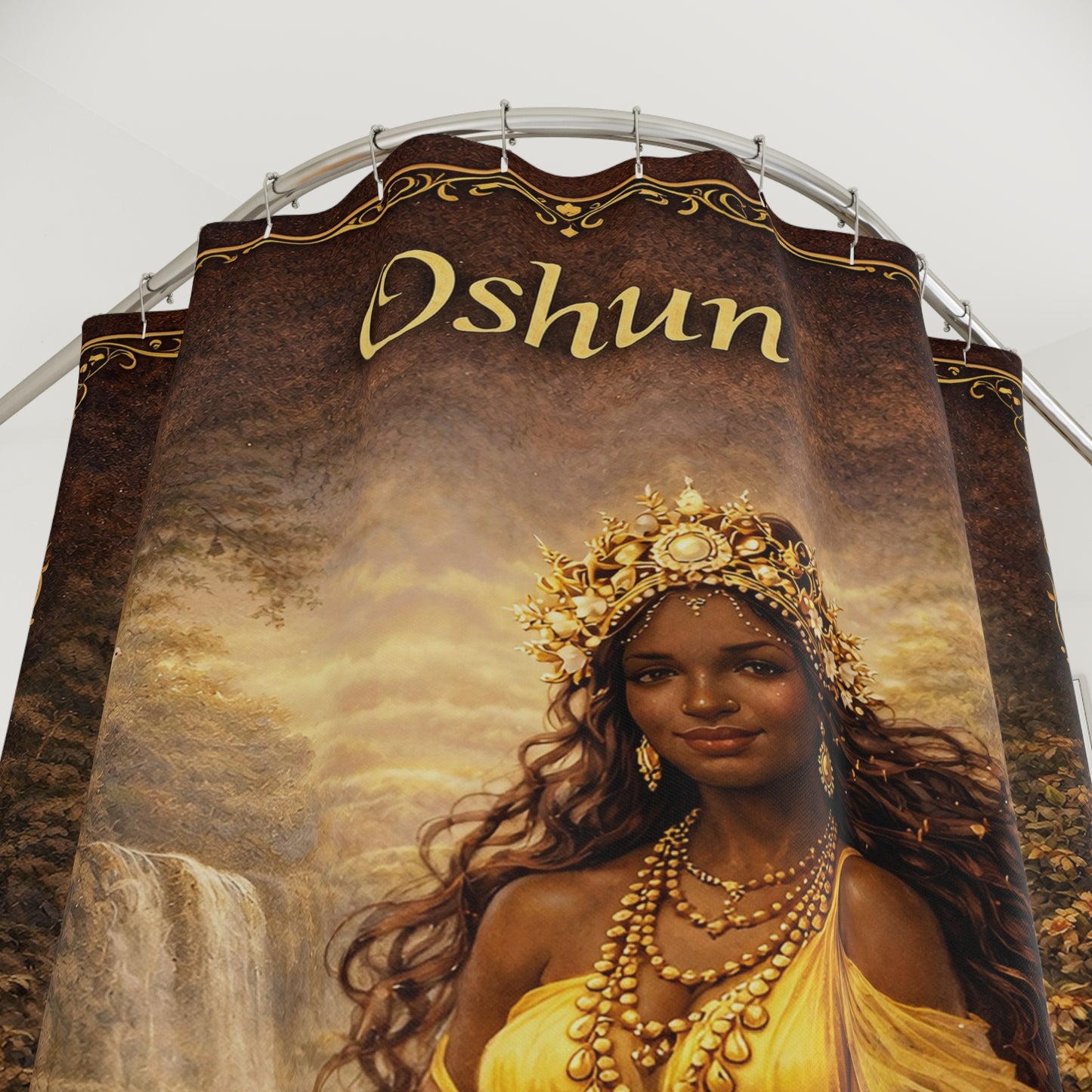 Oshun Goddess of Rivers Shower Curtain
