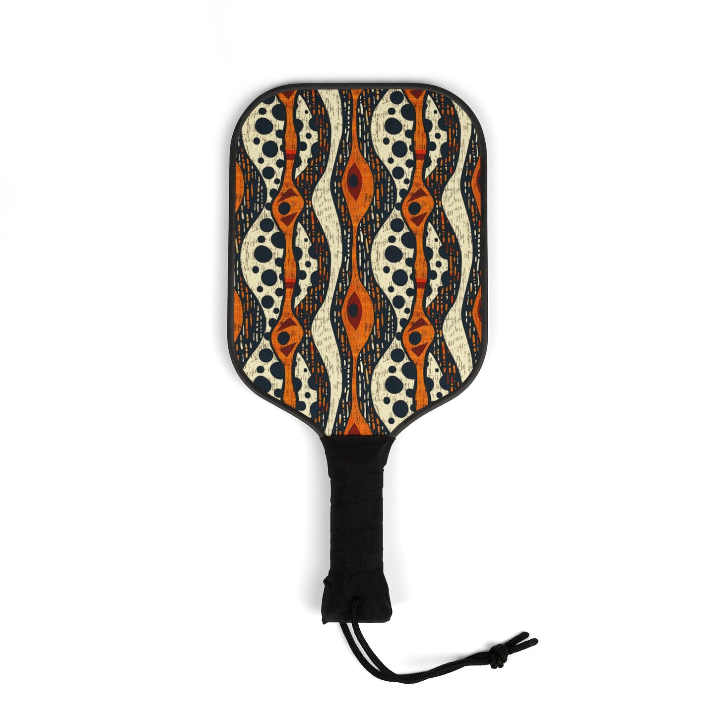 Pickleball Kit Set with Tribal Print Paddles