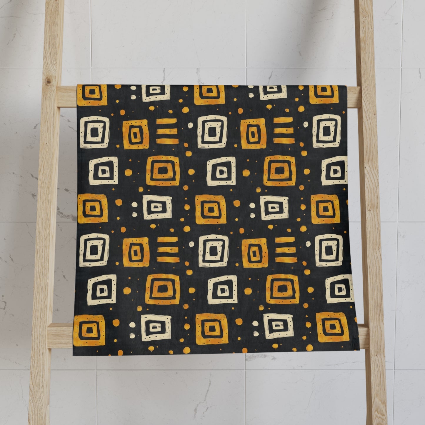 African Tribal Print Bath Mat