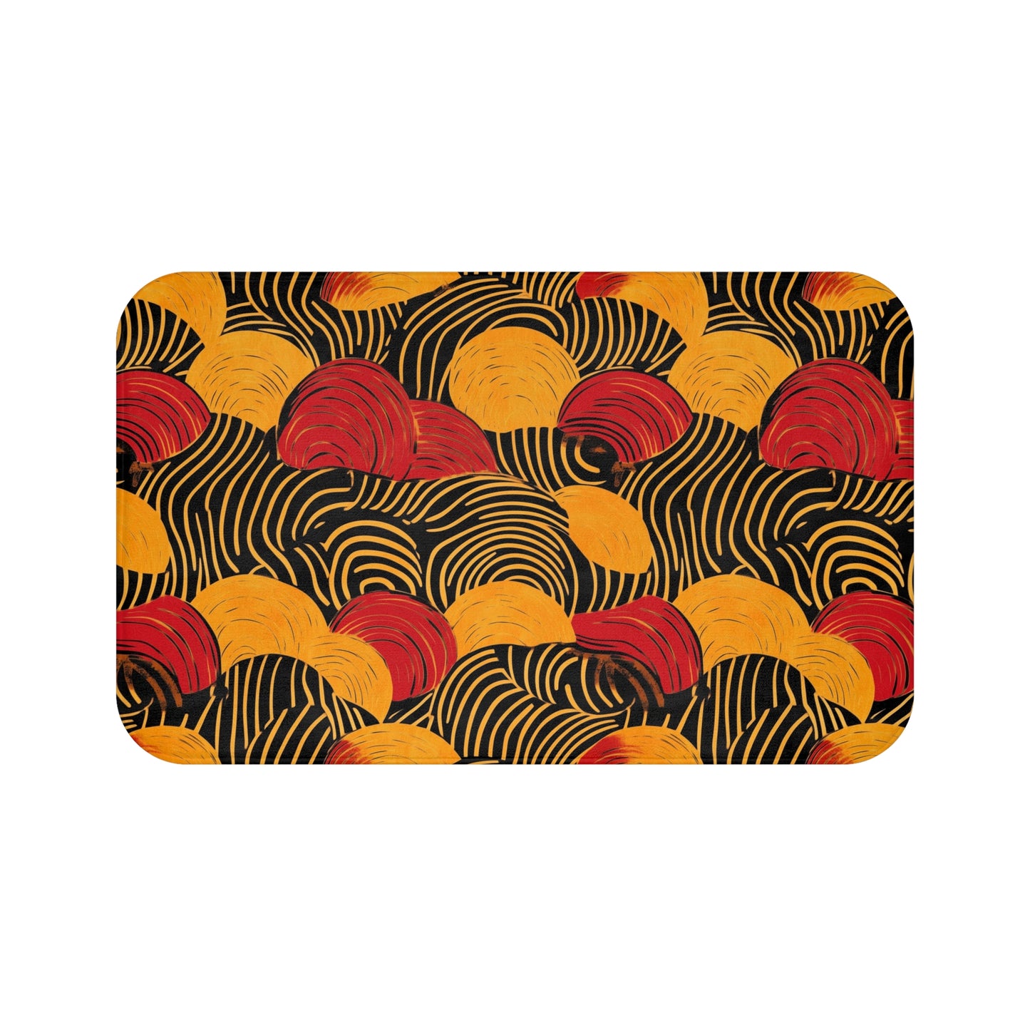 African Tribal Print Bath Mat