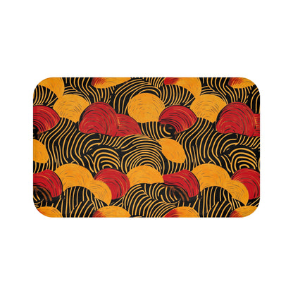 African Tribal Print Bath Mat