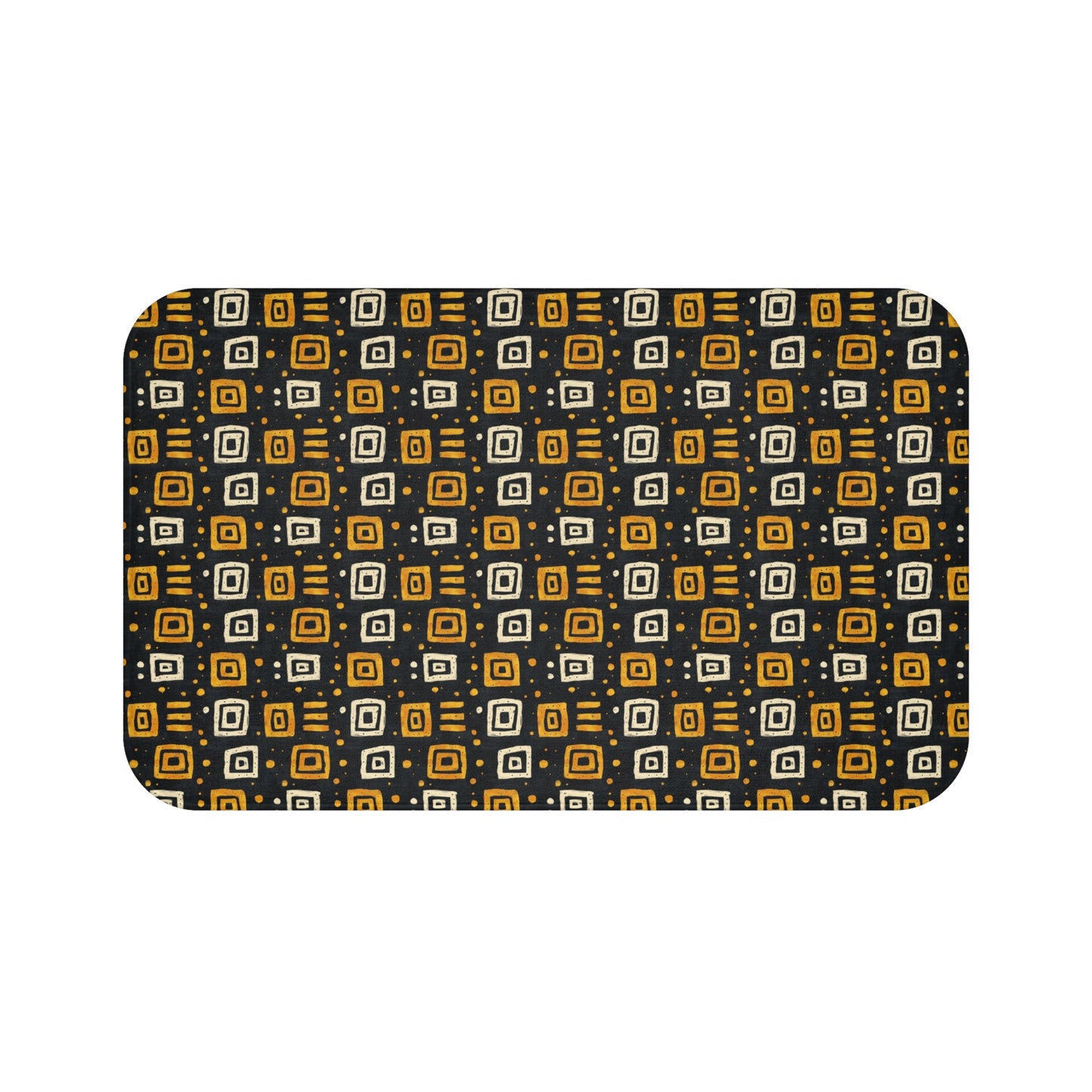 African Tribal Print Bath Mat