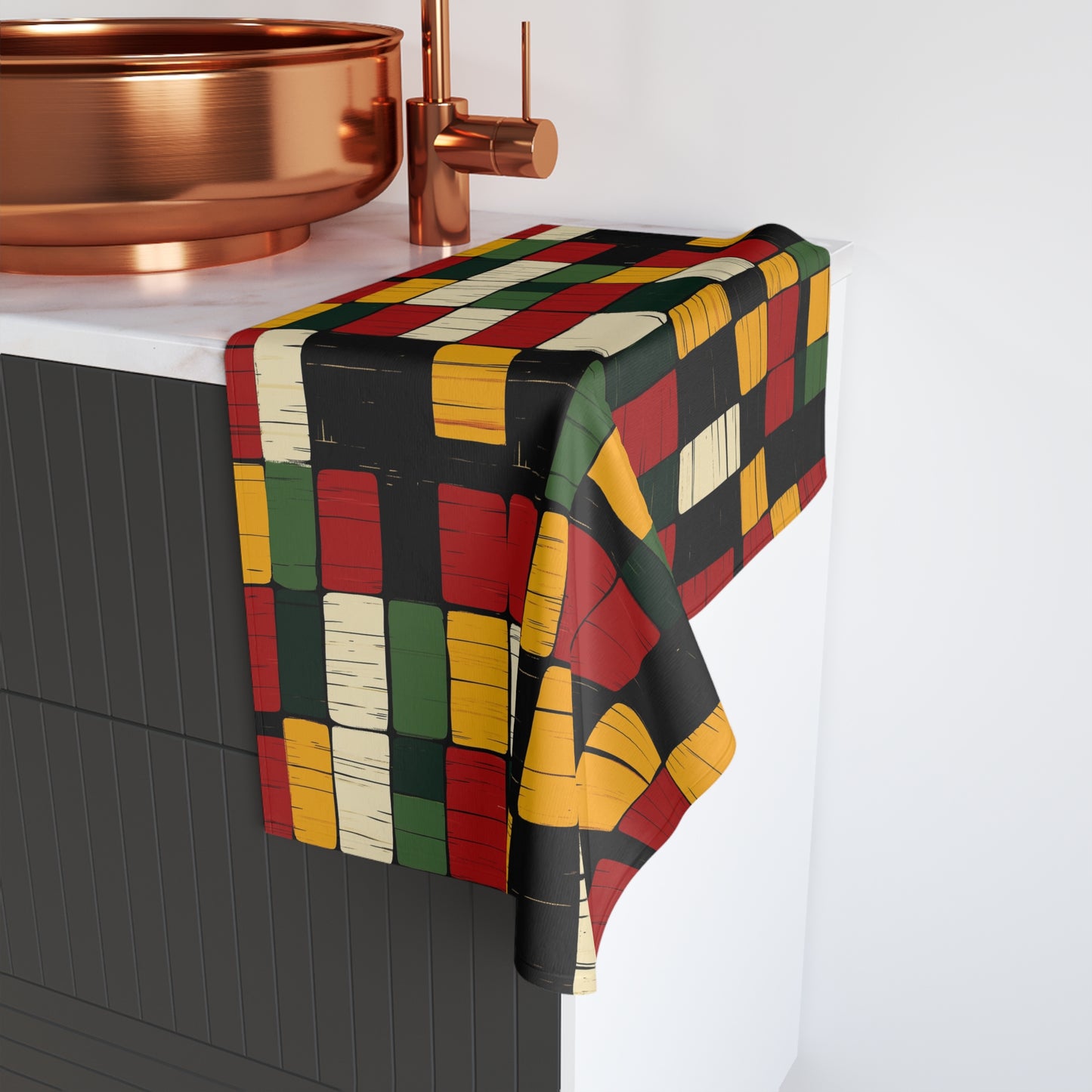 African Kente Hand Towel