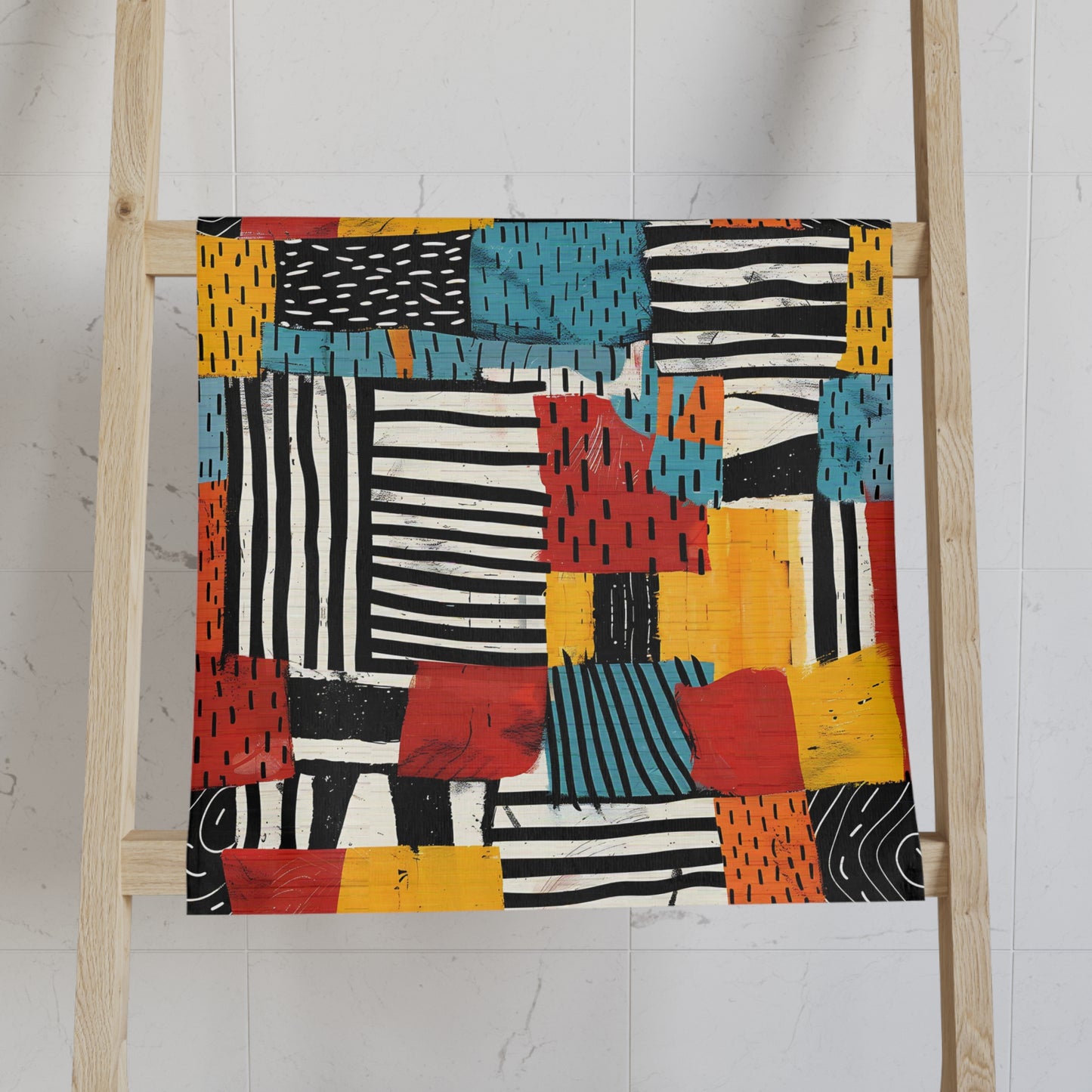 Abstract Tribal Hand Towel