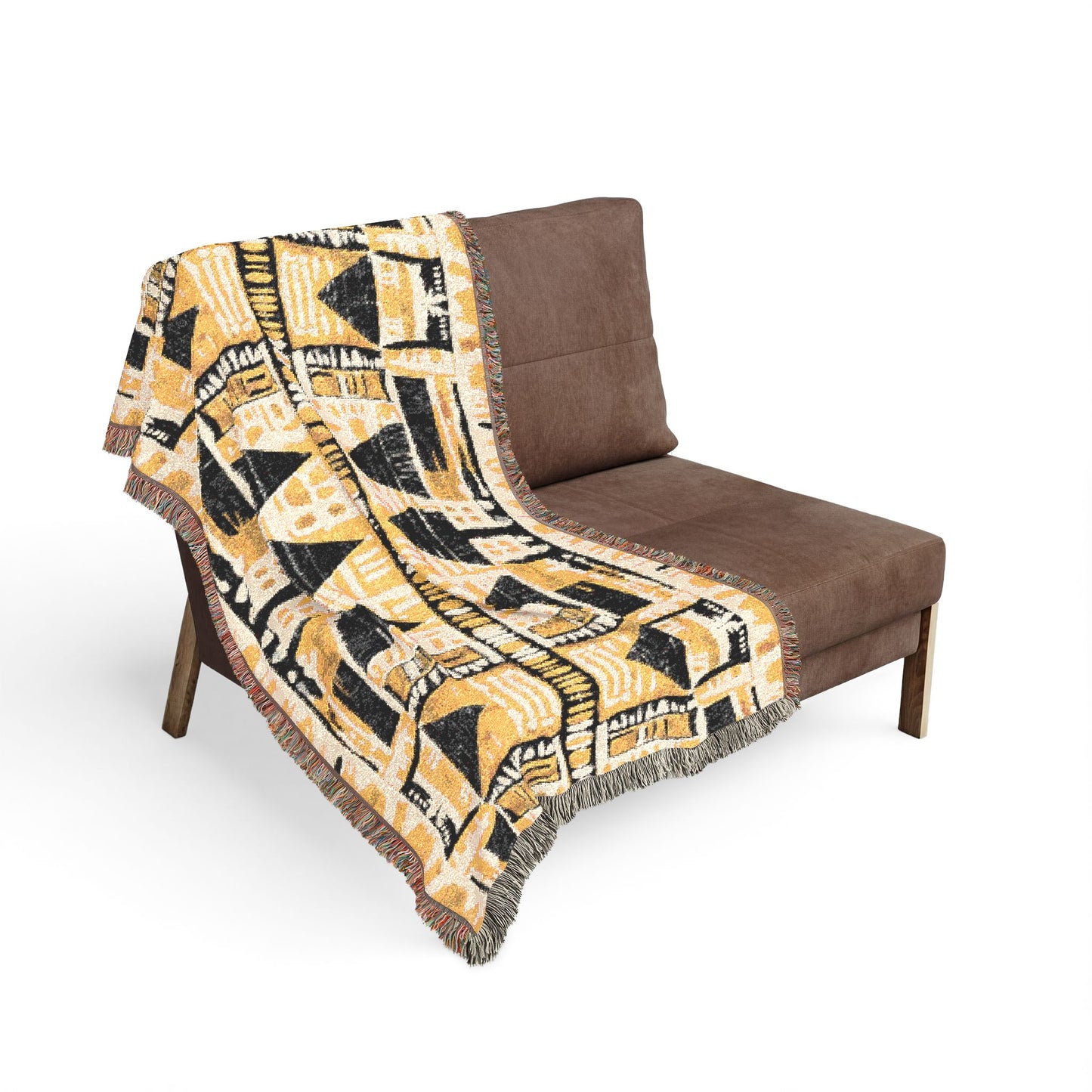 Tribal African Pattern Woven Blanket