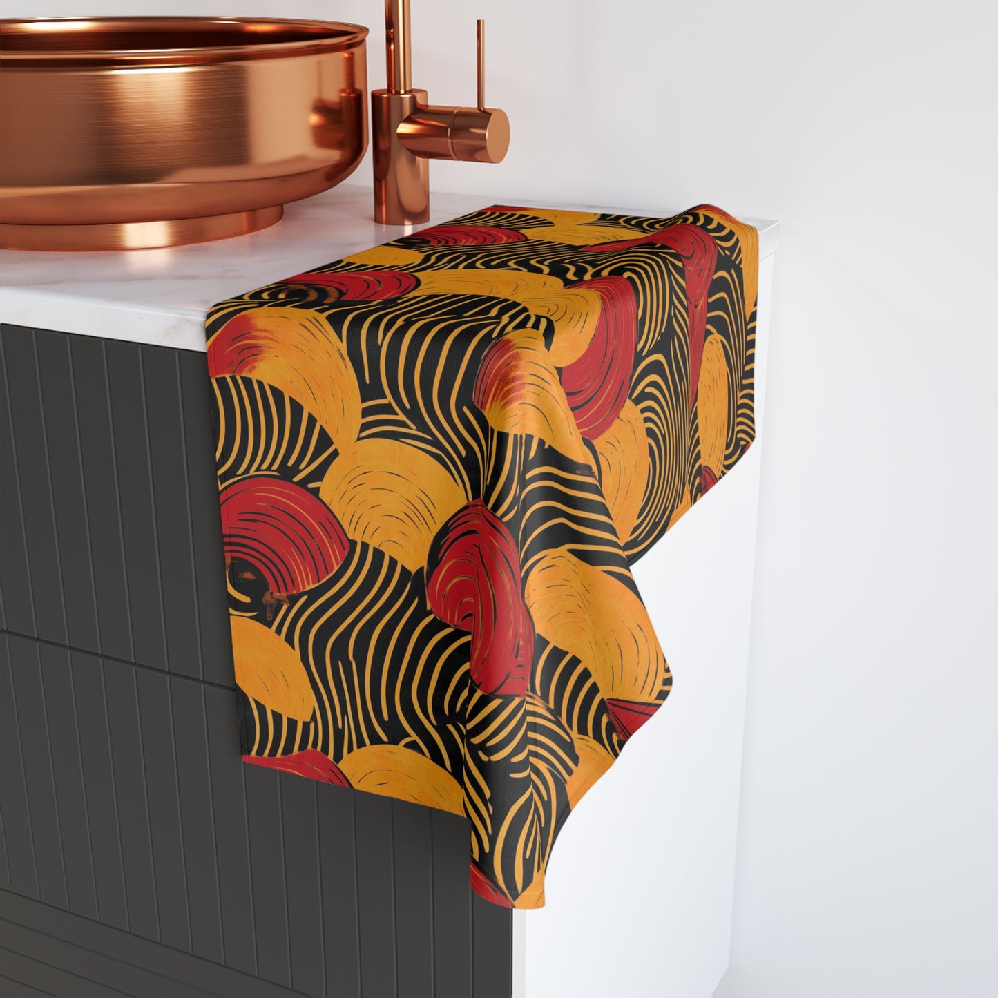 African Tribal Print Hand Towel
