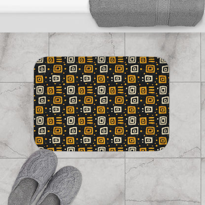 African Tribal Print Bath Mat