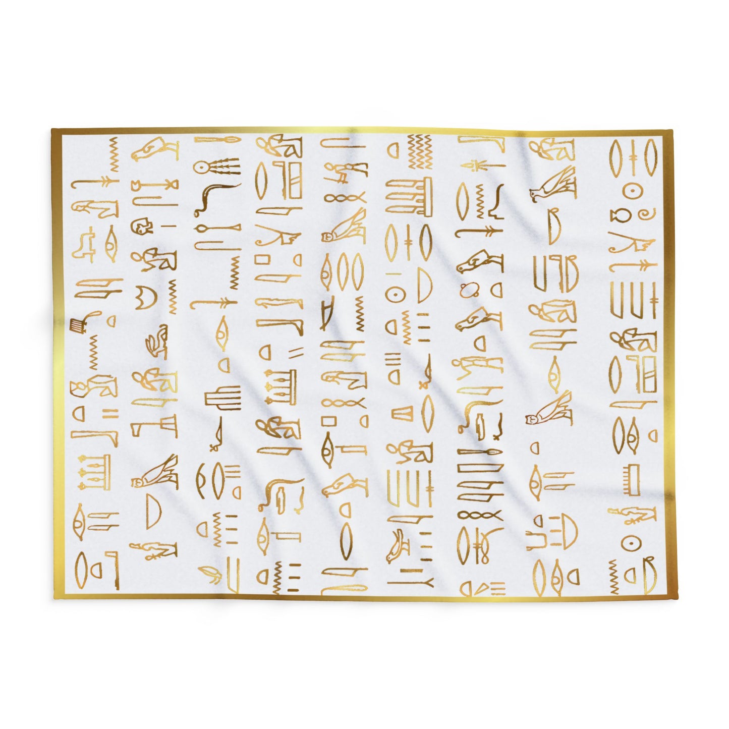 Egyptian Hieroglyphics Arctic Fleece Blanket