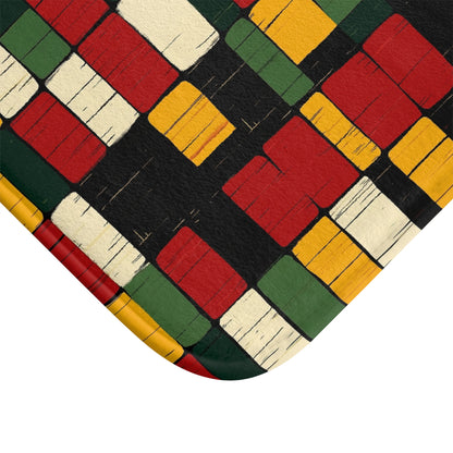 African Kente Bath Mat