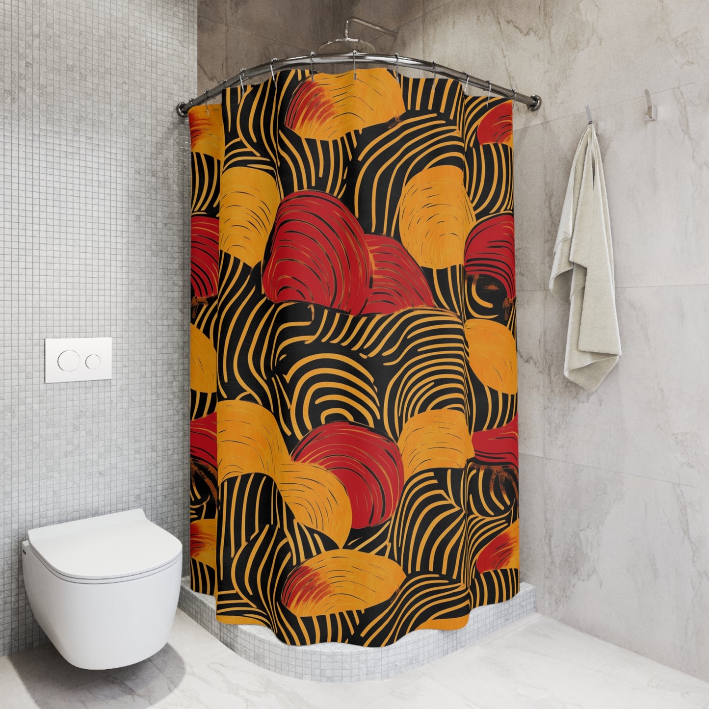 African Tribal Print Shower Curtain