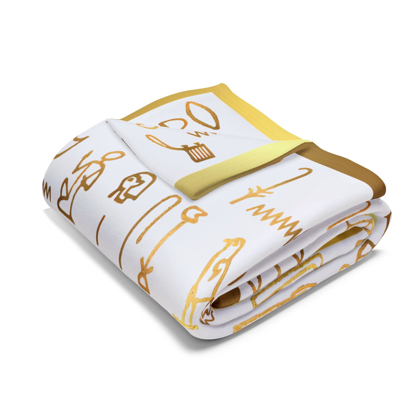 Egyptian Hieroglyphics Arctic Fleece Blanket