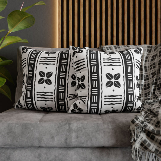 African Shells Pillow Cover-White