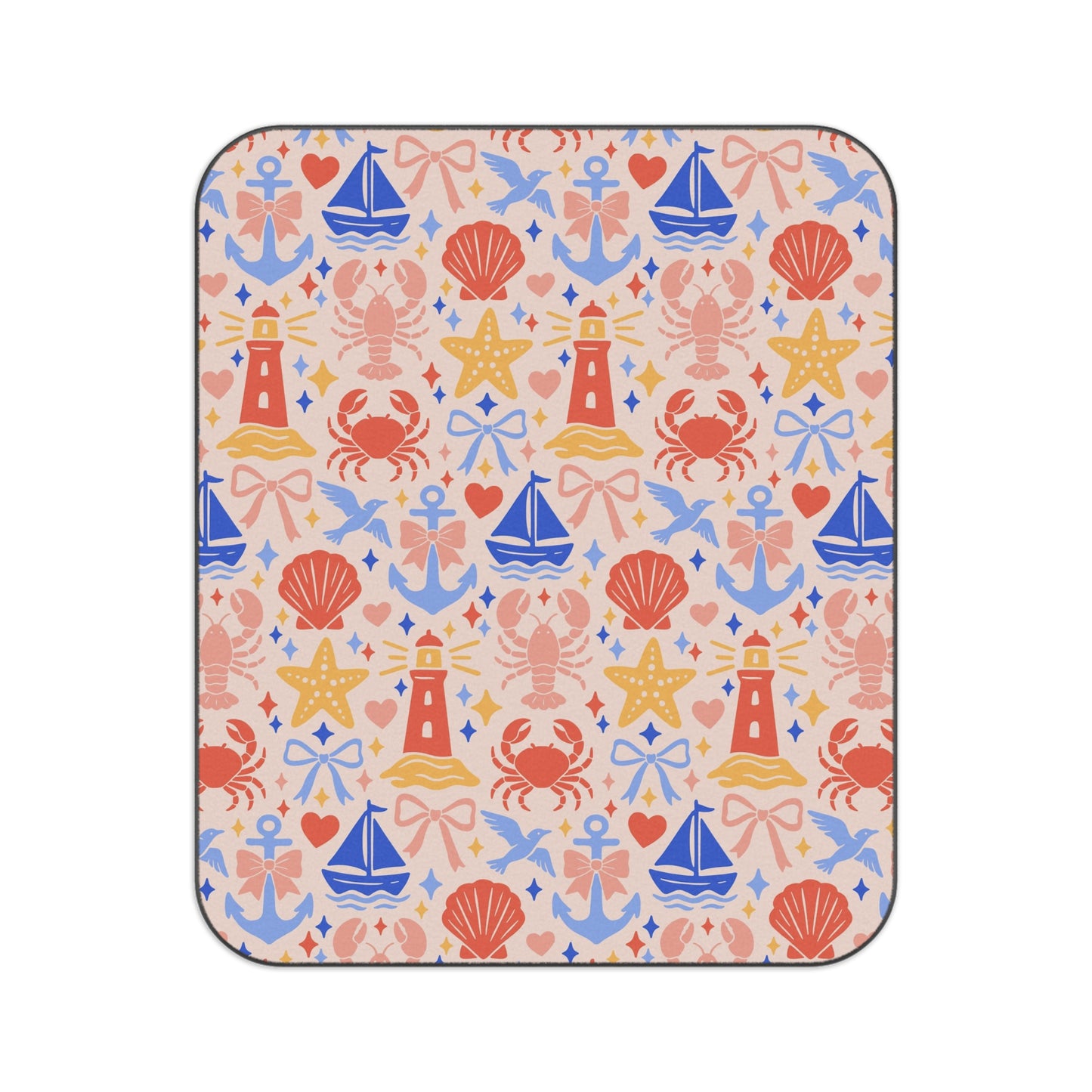 Coastal Crustaceans Picnic Blanket