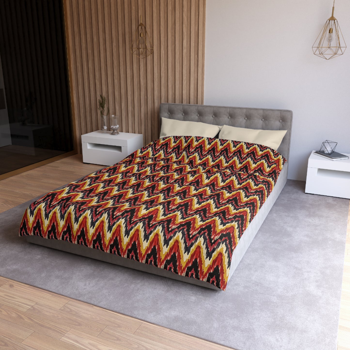 Ikat Zig Zag Duvet Cover