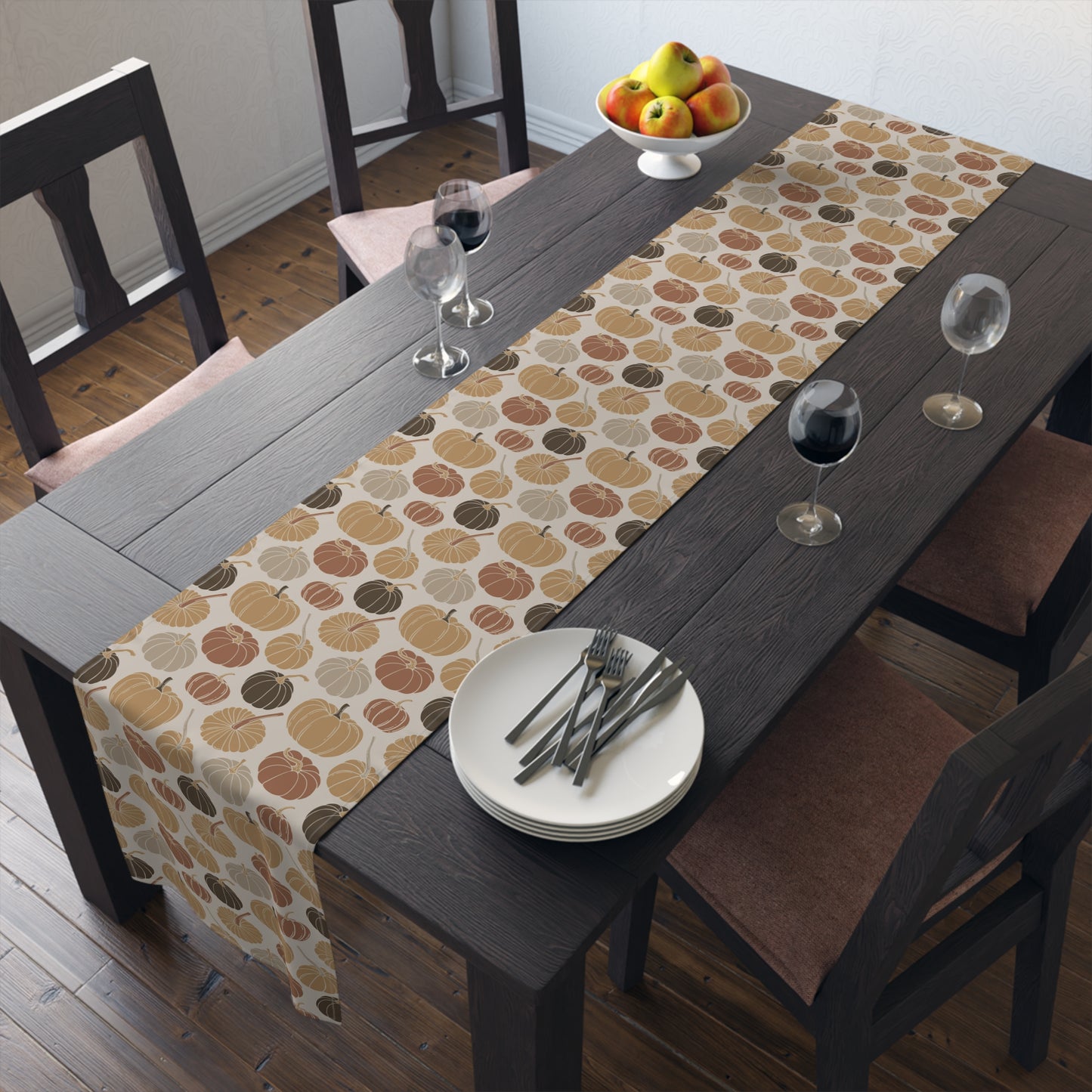 Harvest Pumpkin Table Runner