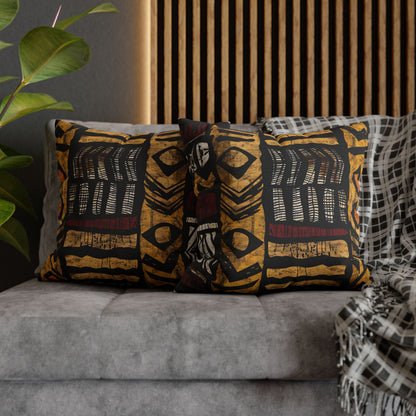African Tribal Art Pillow Cover