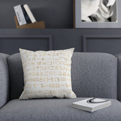 Egyptian Hieroglyphics Throw Pillow