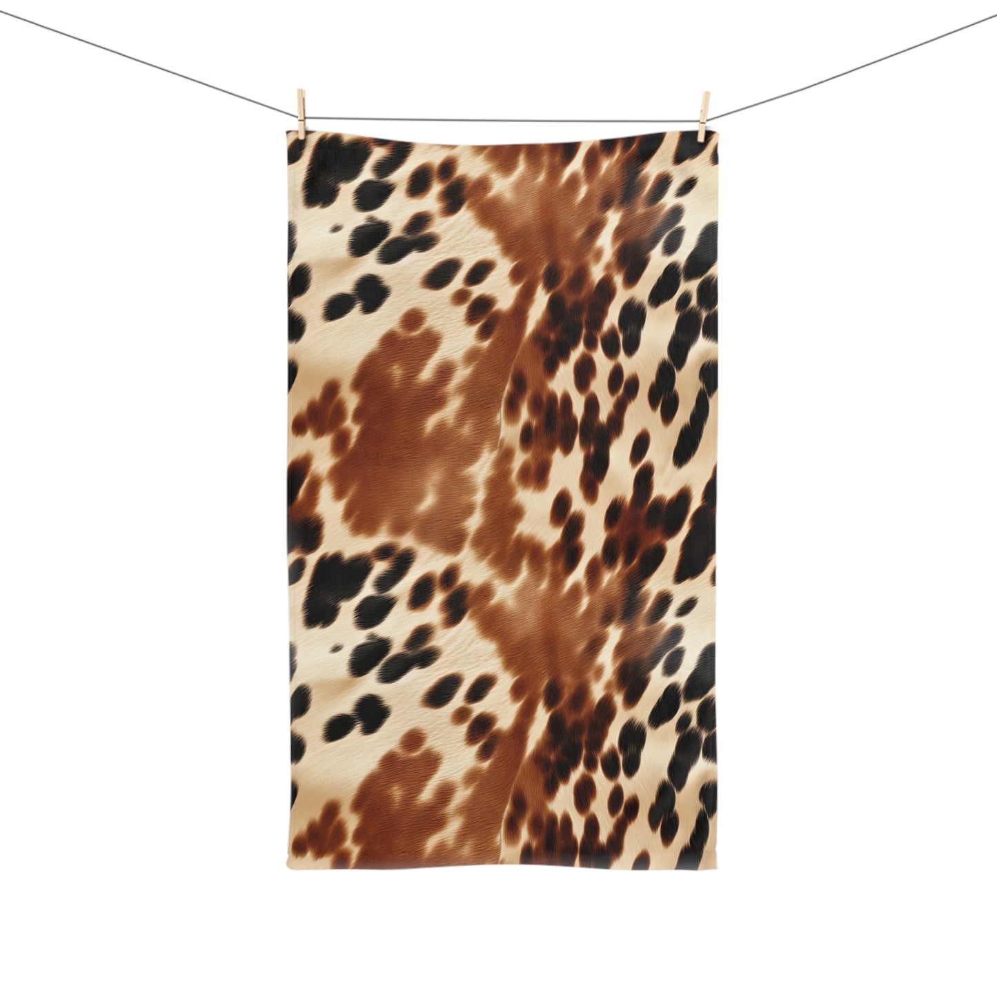 Cow Print Hand Towel