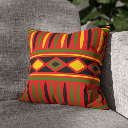 African Geometric Pillow Cover
