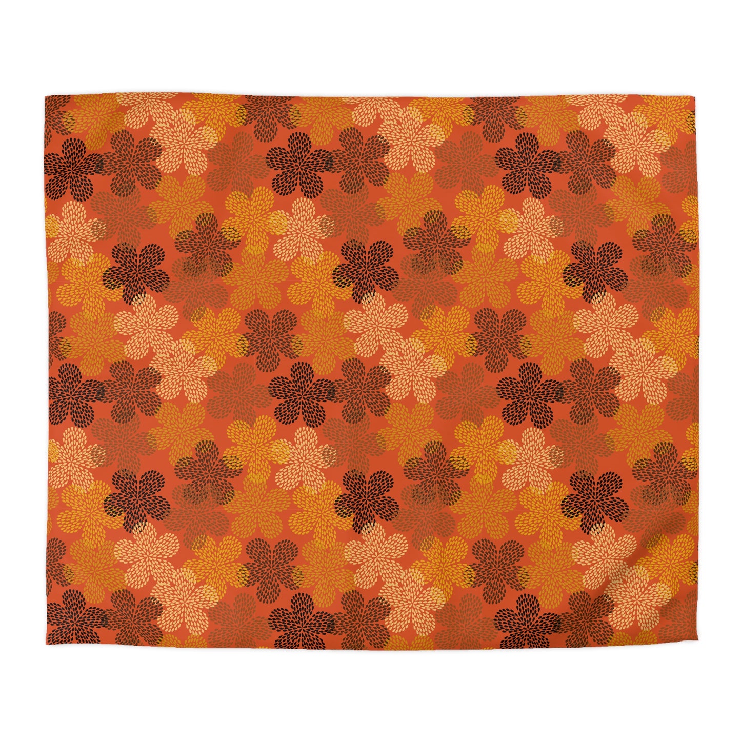 Flower Power Ankara Duvet Cover