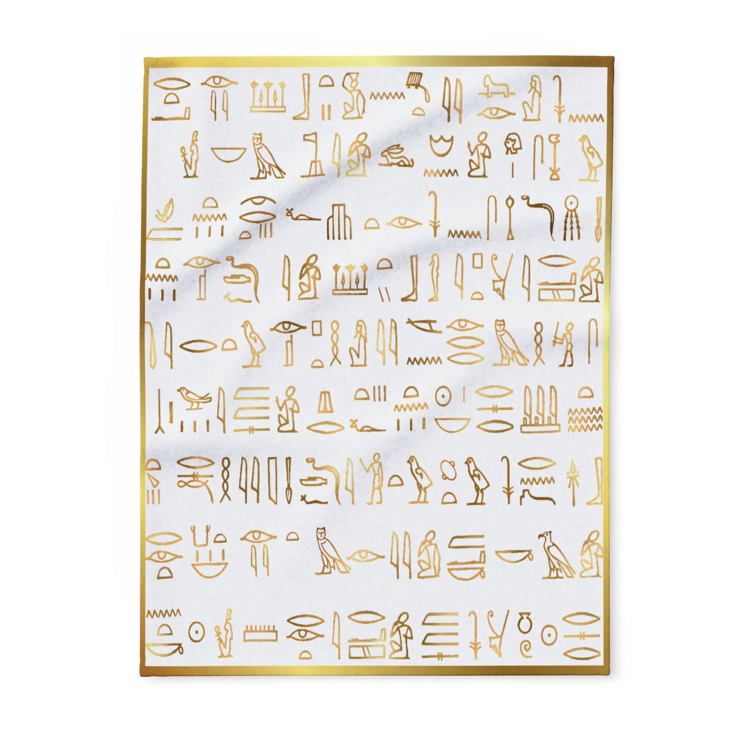 Egyptian Hieroglyphics Arctic Fleece Blanket