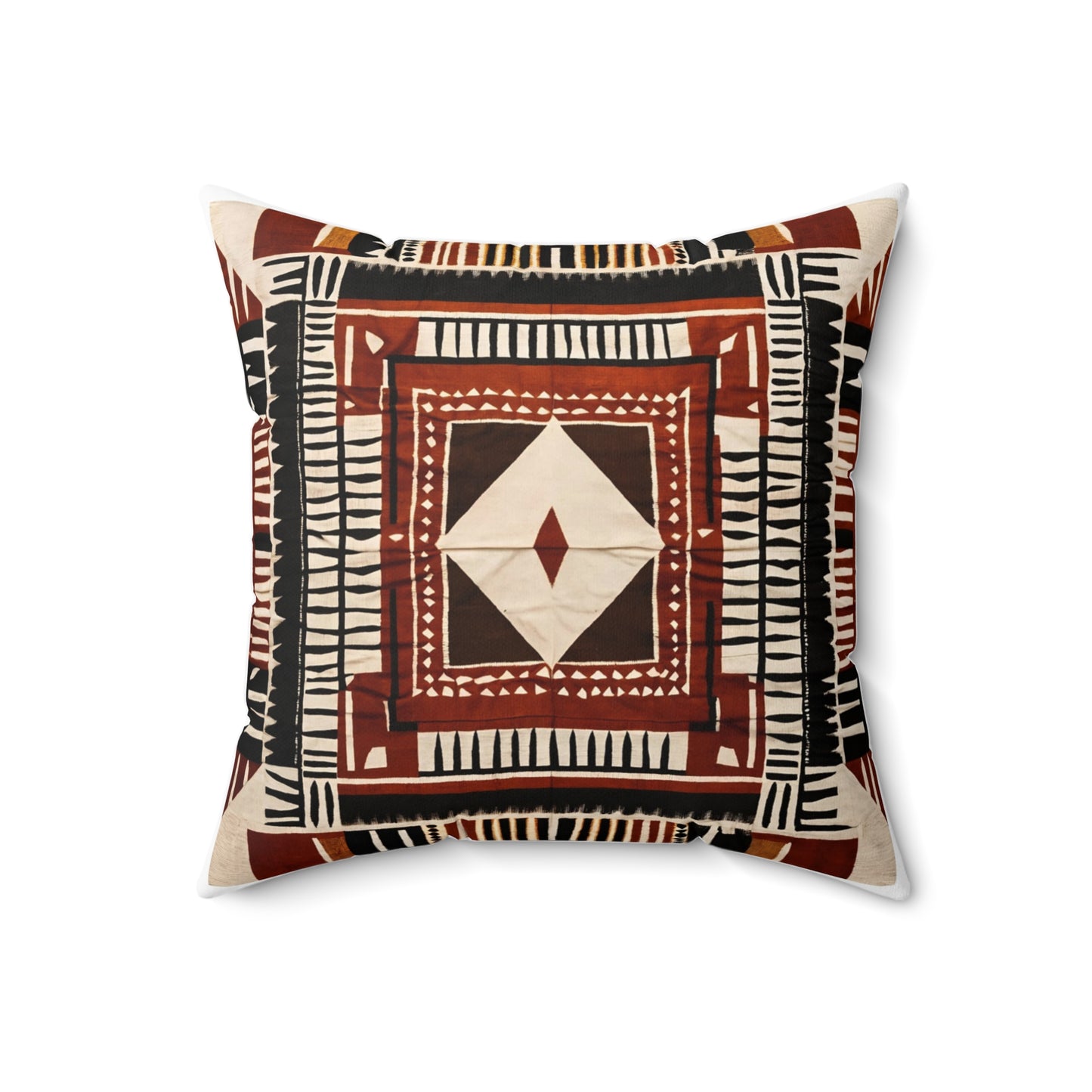 Diamond Striped Bogolan Print Couch Pillow or Case