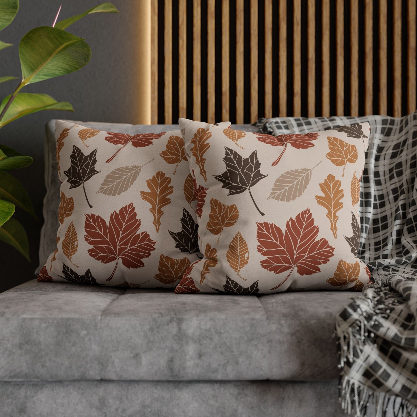 Autumn Leaves Throw Pillow Cover