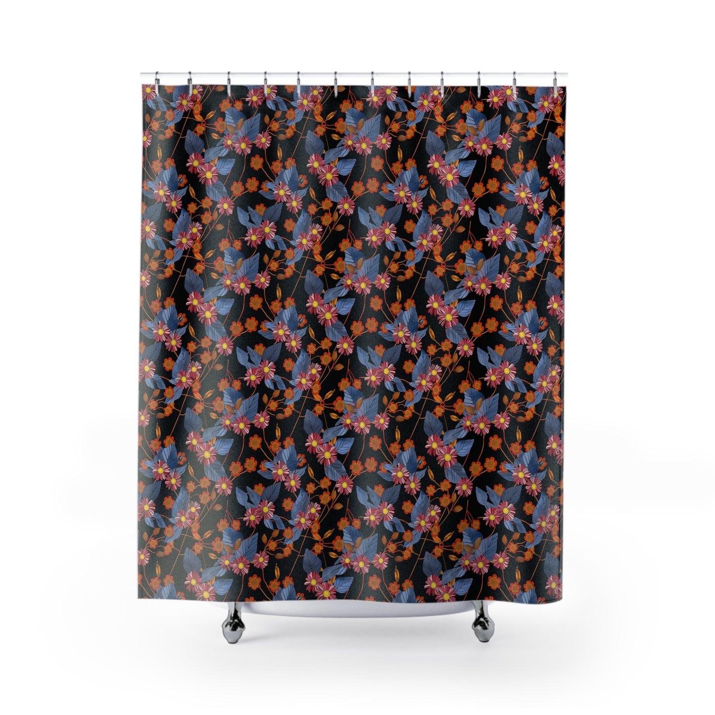 Batik Print Shower Curtain