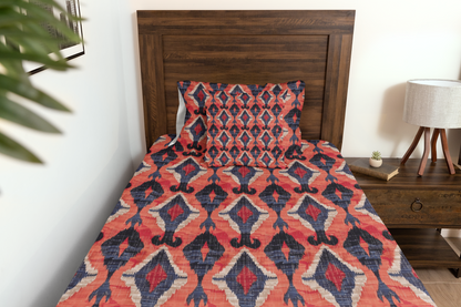 Abstract Ikat Pattern Duvet Cover - SANKTUARI DECOR