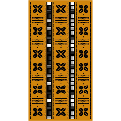 Blackout mudcloth window drapes 96 inch