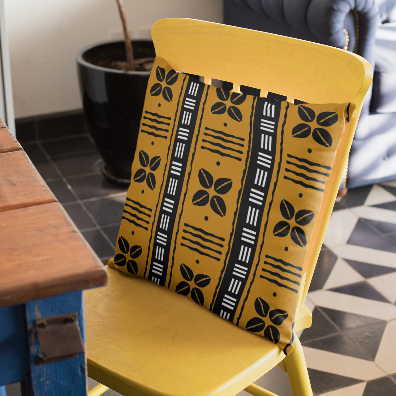 Tribal print pillow covers for cultural homes