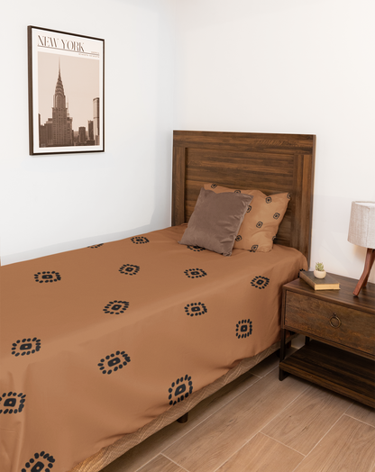 African Wax Print Duvet Cover-Sanktuari Decor