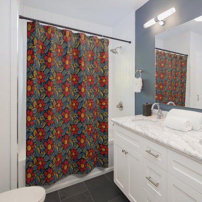 mudcloth shower curtains