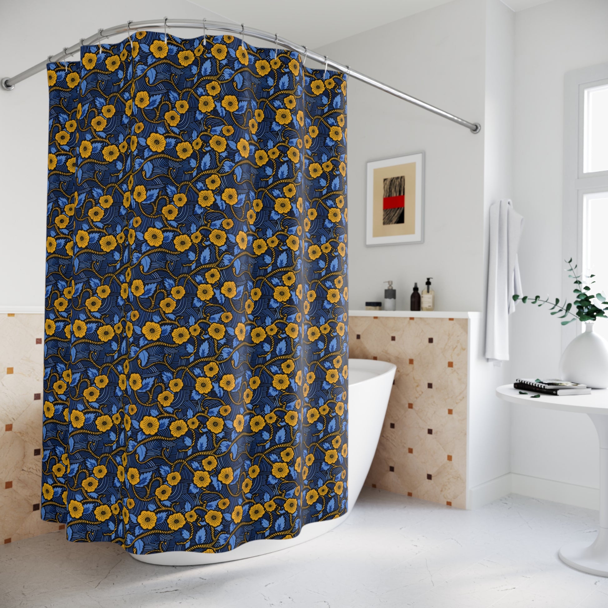 mudcloth shower curtains