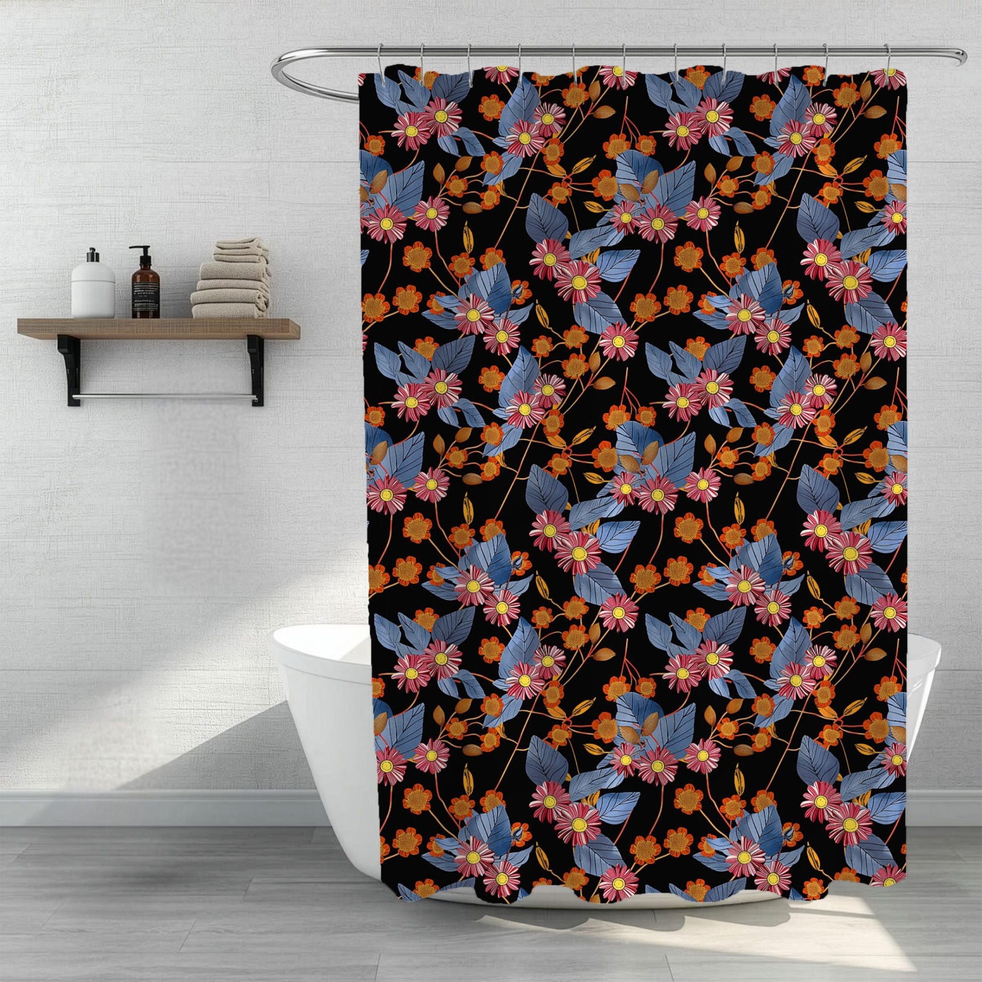 mudcloth shower curtains