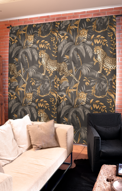Long length decorative window curtains