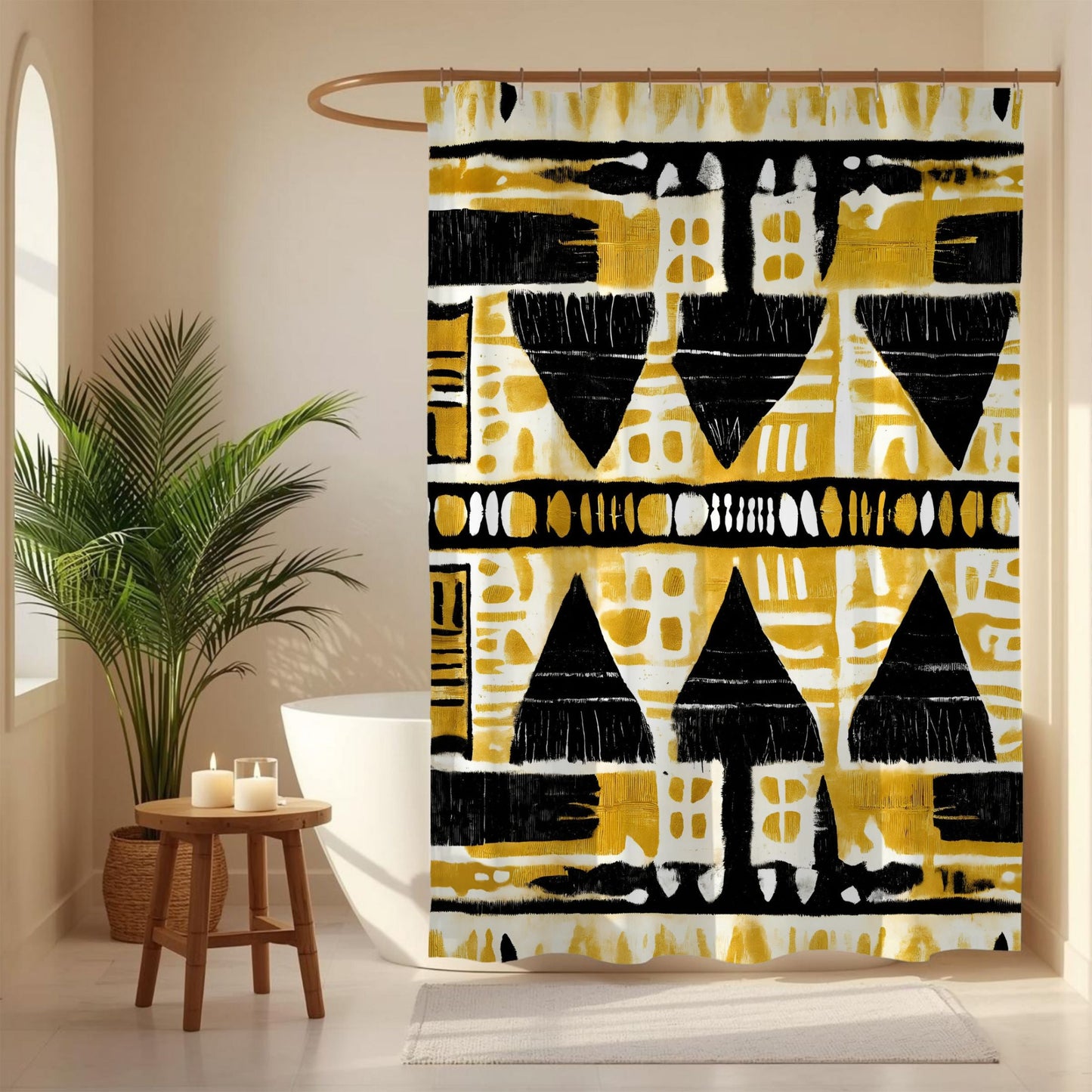 African Print Shower Curtains