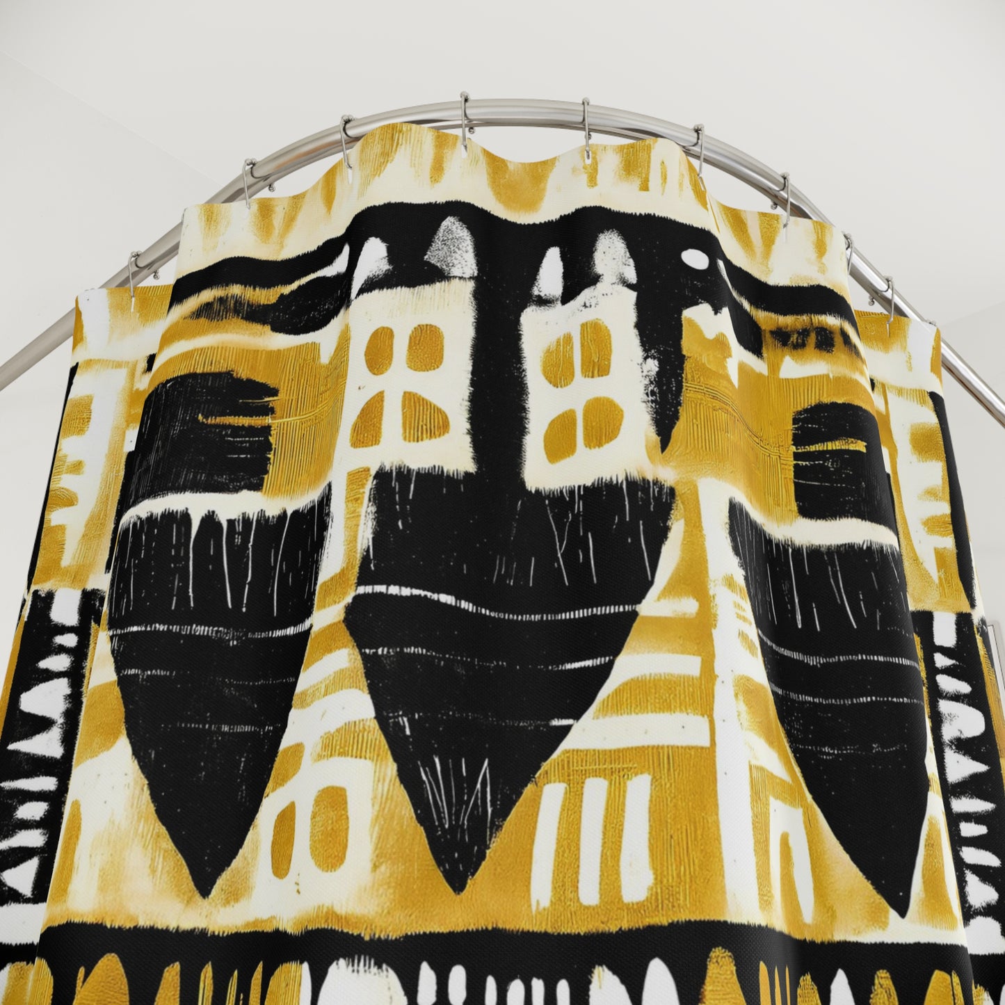 cultural print shower curtains