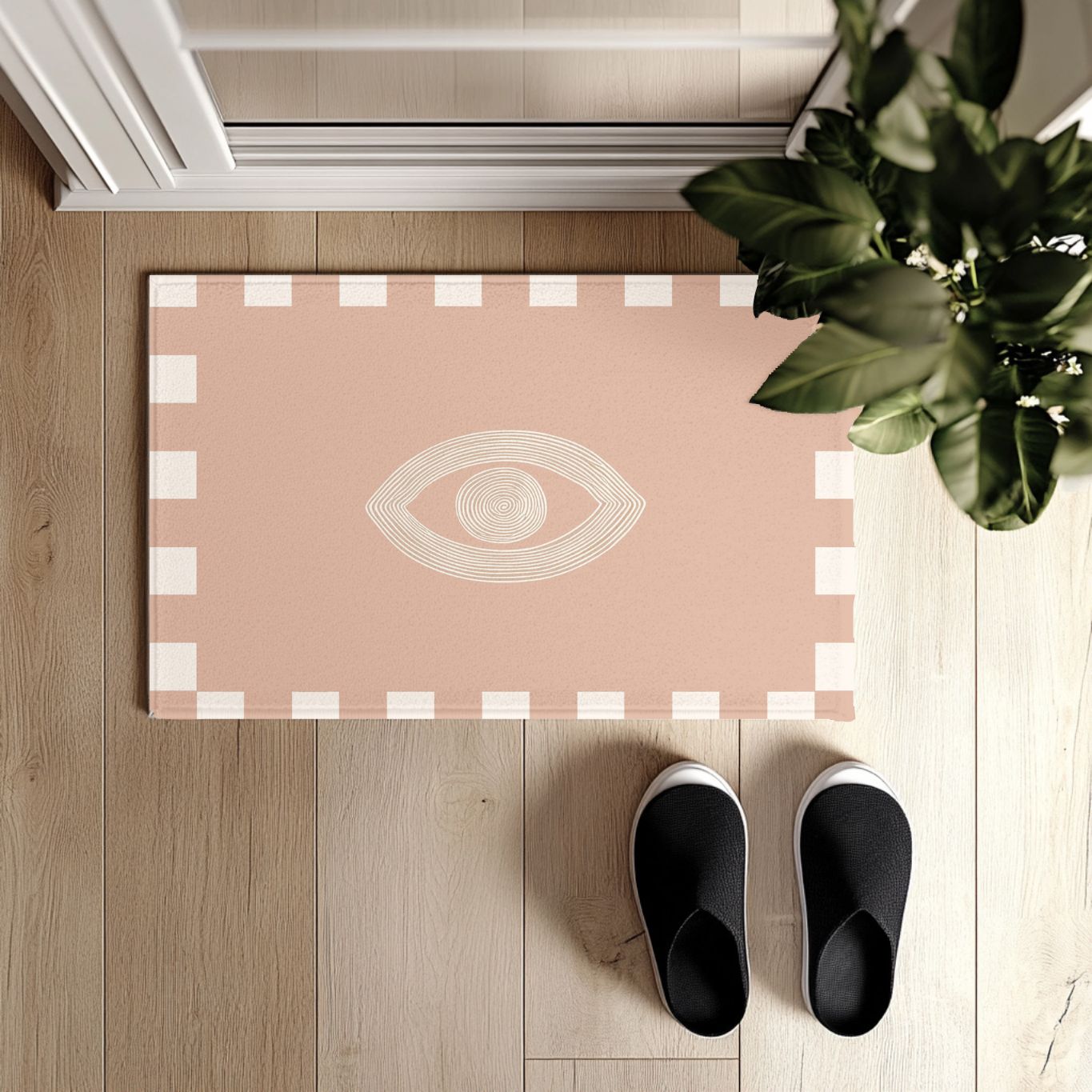 Spiritual home décor entry rug