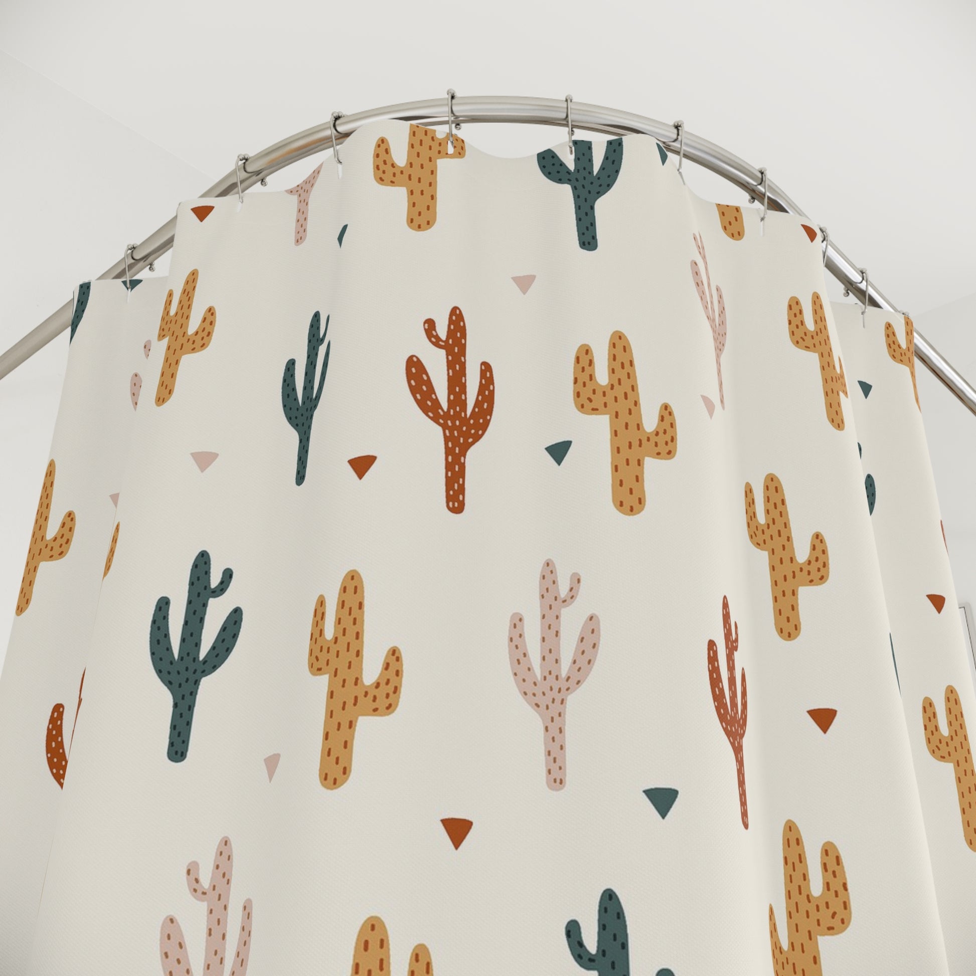 abstract print shower curtains