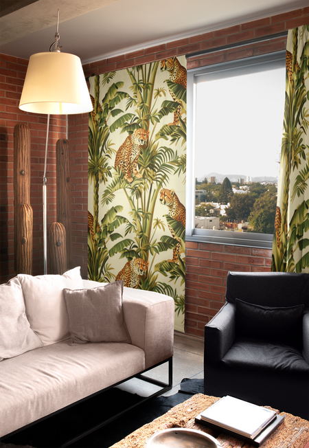 Modern boho blackout curtains 50x96