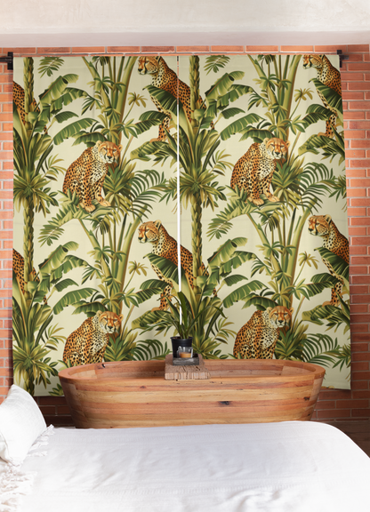 African decor window coverings for home