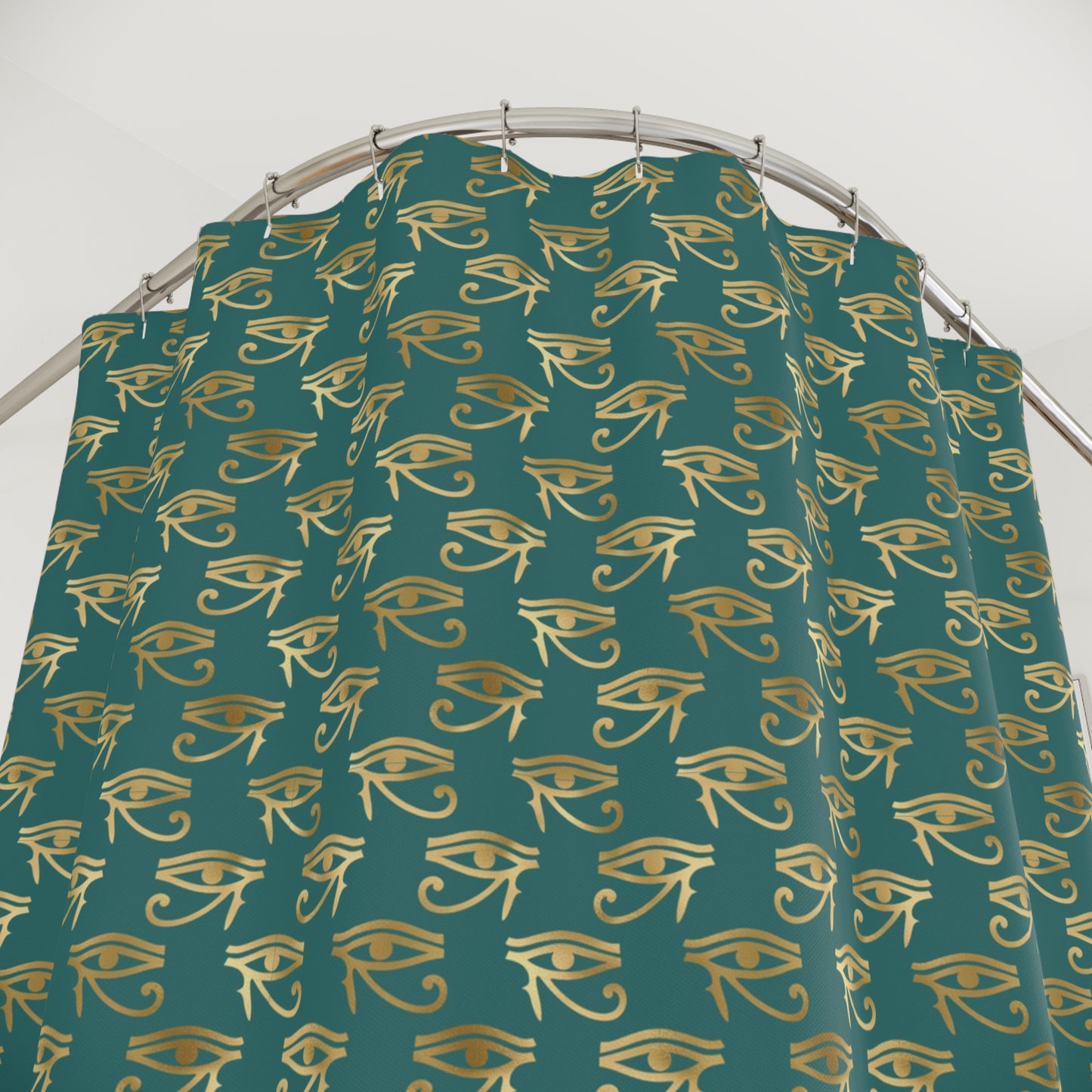 Egyptian Eye of Ra and Horus Shower Curtain