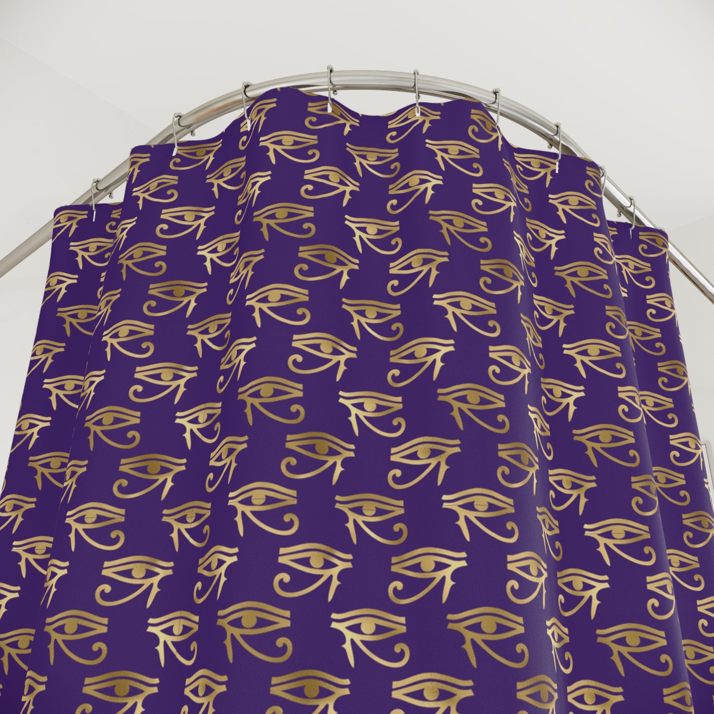 Egyptian Eye of Ra and Horus Shower Curtain