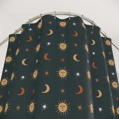 Celestial Shower Curtains