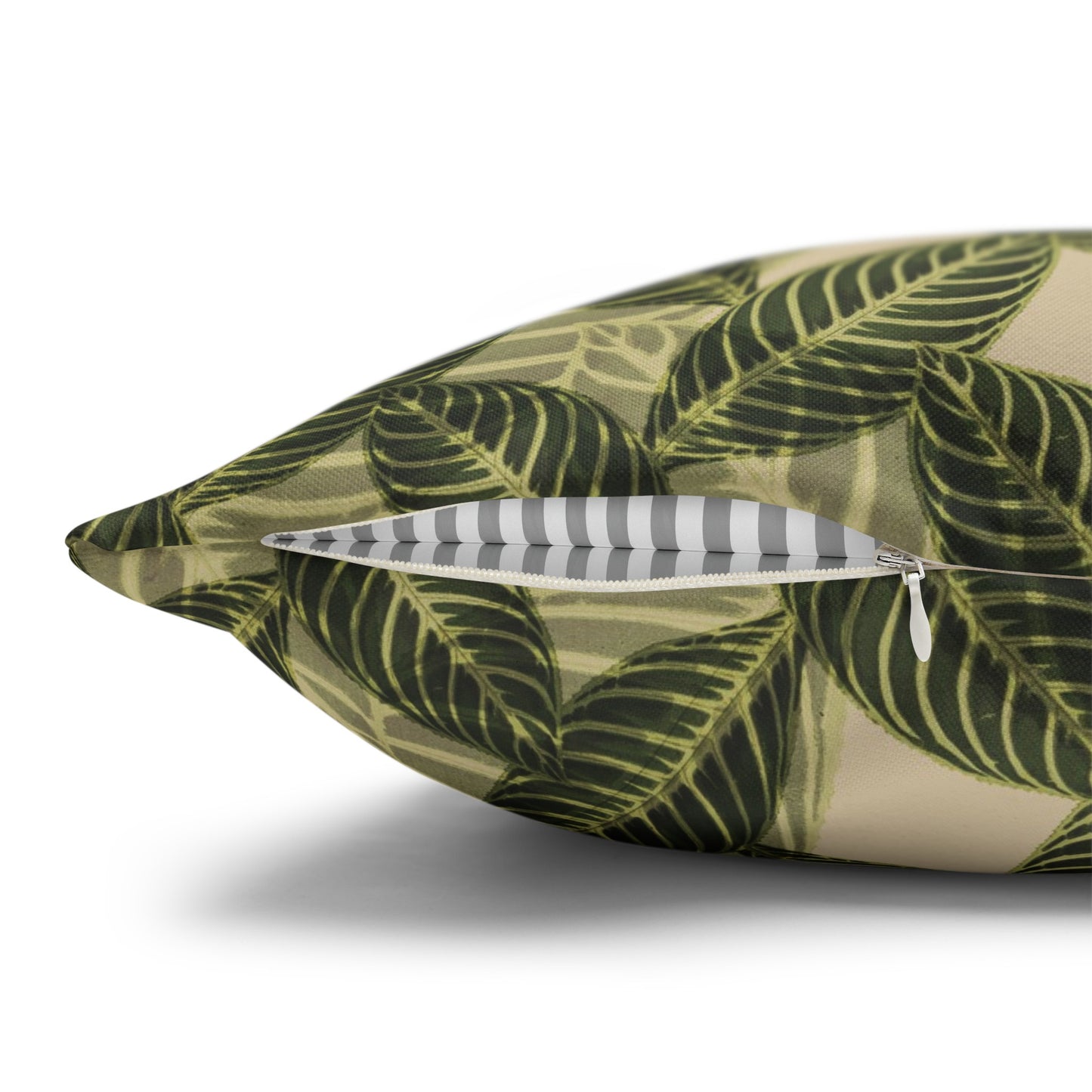 Vintage Leaves Throw Pillow & Cover