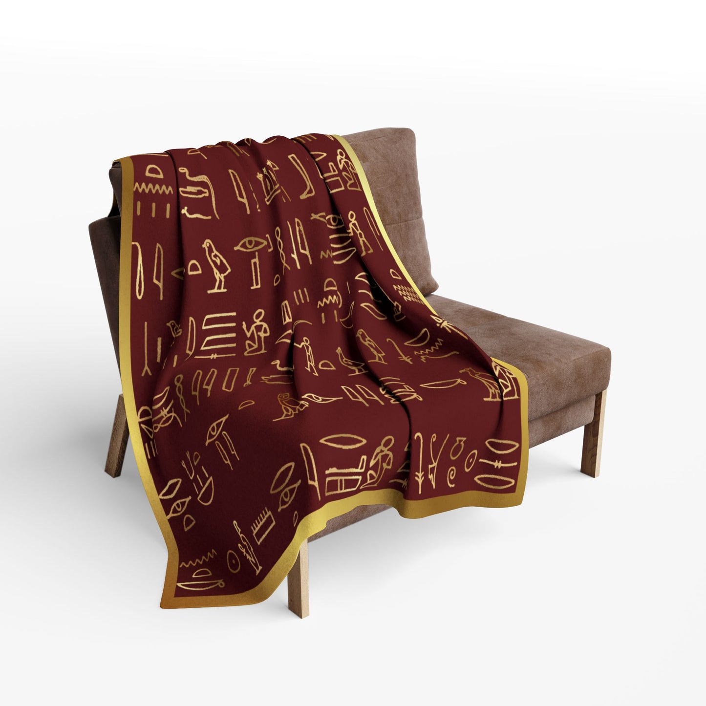 Egyptian Hieroglyphics Arctic Fleece Blanket