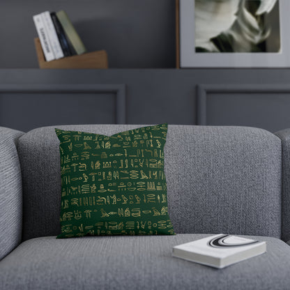 Egyptian Hieroglyphics Throw Pillow